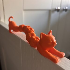 Esnek Kedi Figür (Bükülebilir) – Filamiko 3D baskı (2)