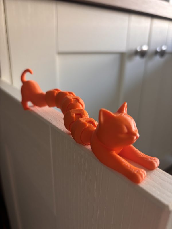 Esnek Kedi Figür (Bükülebilir) – Filamiko 3D baskı (2)
