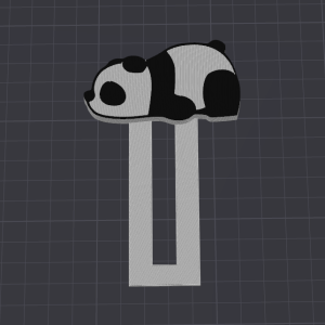 Uykucu Panda Kitap Ayracı – Filamiko 3D baskı (2)