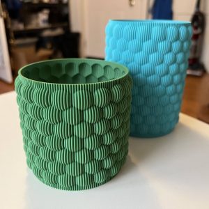 Kabarcık Desenli Vazo – Filamiko 3D baskı
