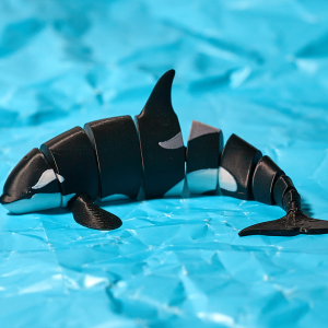 Eklemli Orka (Katil Balina) Figür – Filamiko 3D baskı