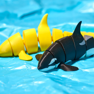 Eklemli Orka (Katil Balina) Figür – Filamiko 3D baskı (3)