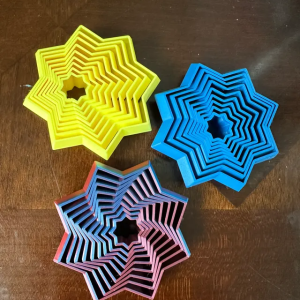 Yıldız Fidget (Mini) – Filamiko 3D baskı
