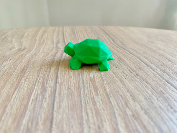 Low Poly Kaplumbağa Figür – Filamiko 3D baskı