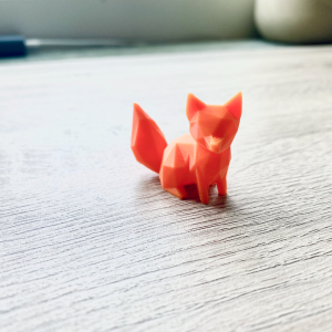 Low Poly Tilki Figür – Filamiko 3D baskı