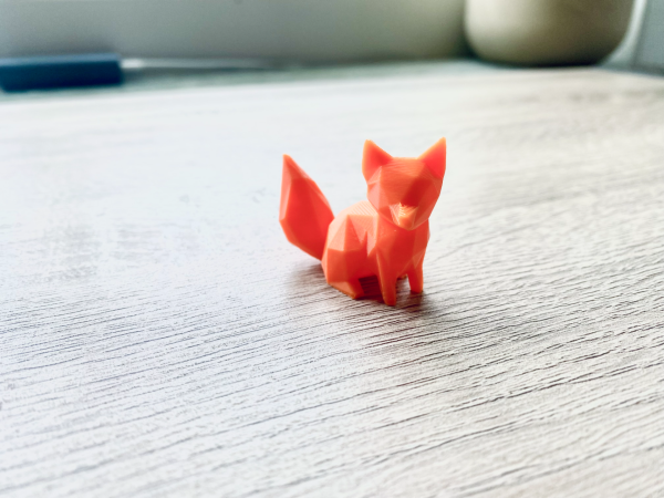 Low Poly Tilki Figür – Filamiko 3D baskı