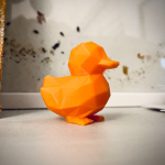 Low Poly Ördek Figür – Filamiko 3D baskı