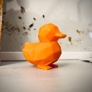 Low Poly Ördek Figür – Filamiko 3D baskı