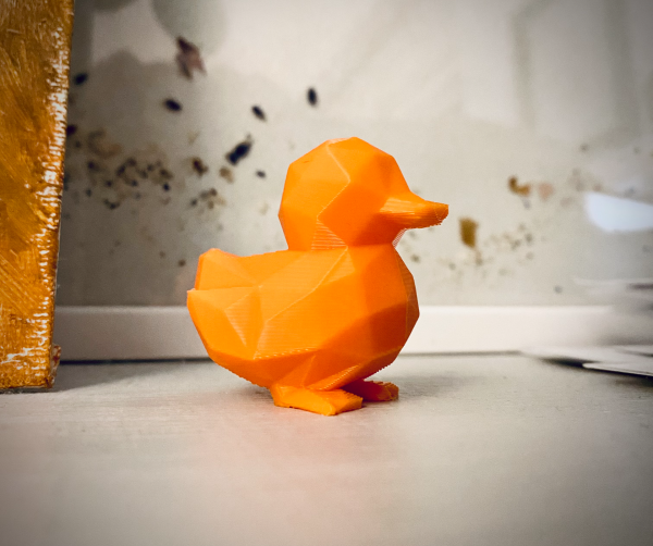 Low Poly Ördek Figür Low Poly Ördek Figür – Filamiko 3D baskı