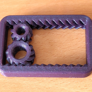 Raylı Dişli Fidget Oyuncağı – Filamiko 3D baskı (2)