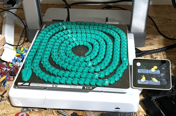 Longboi Uzun Eklemli Yılan – Filamiko 3D baskı (2)