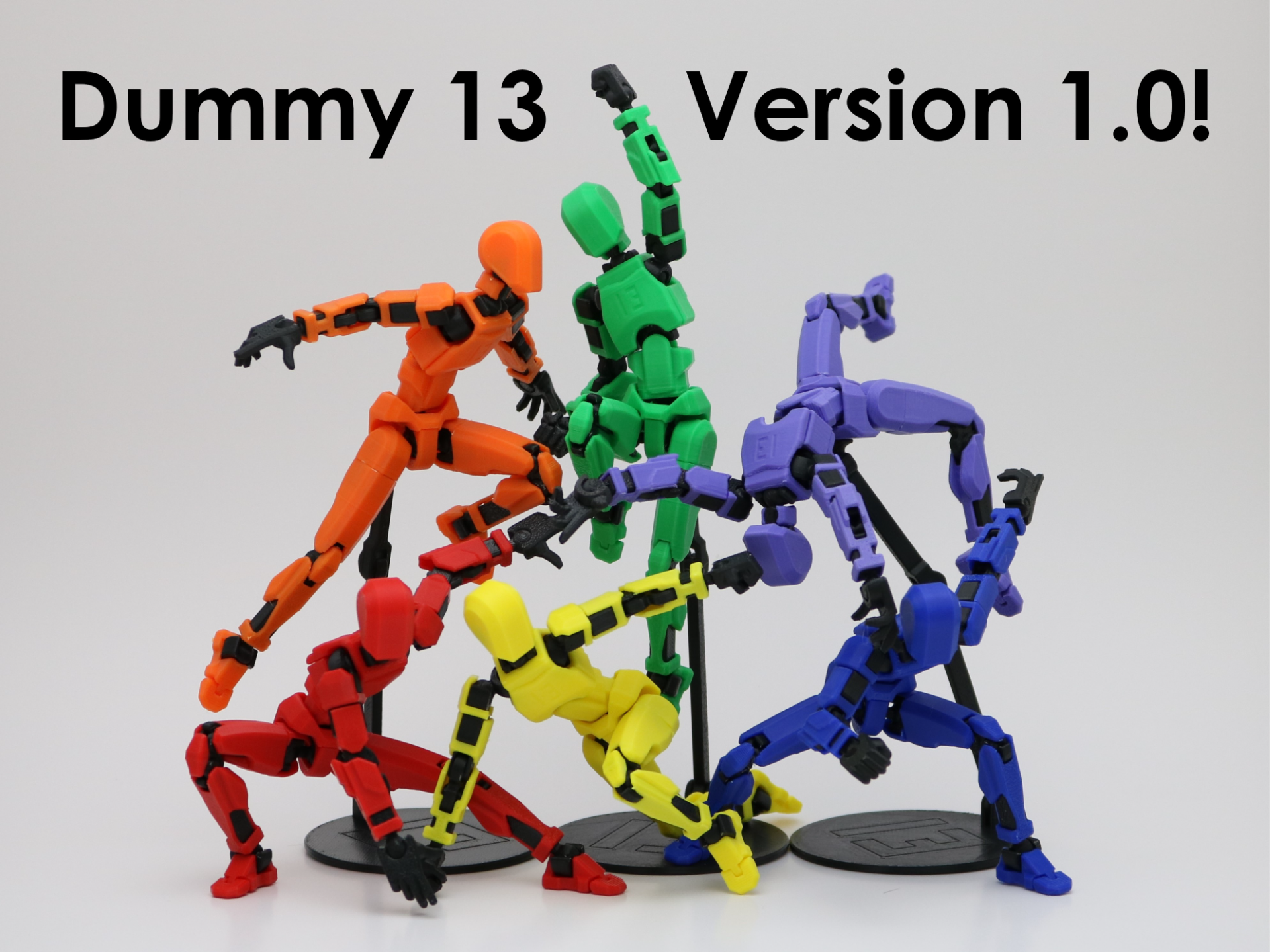 Dummy 13 Eklemli Aksiyon Figürü – Filamiko 3D baskı