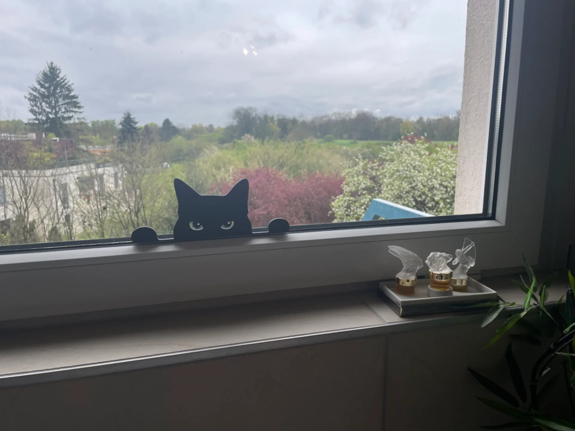 Siyah Kedi Silüeti Dekor – Filamiko 3D baskı (2)
