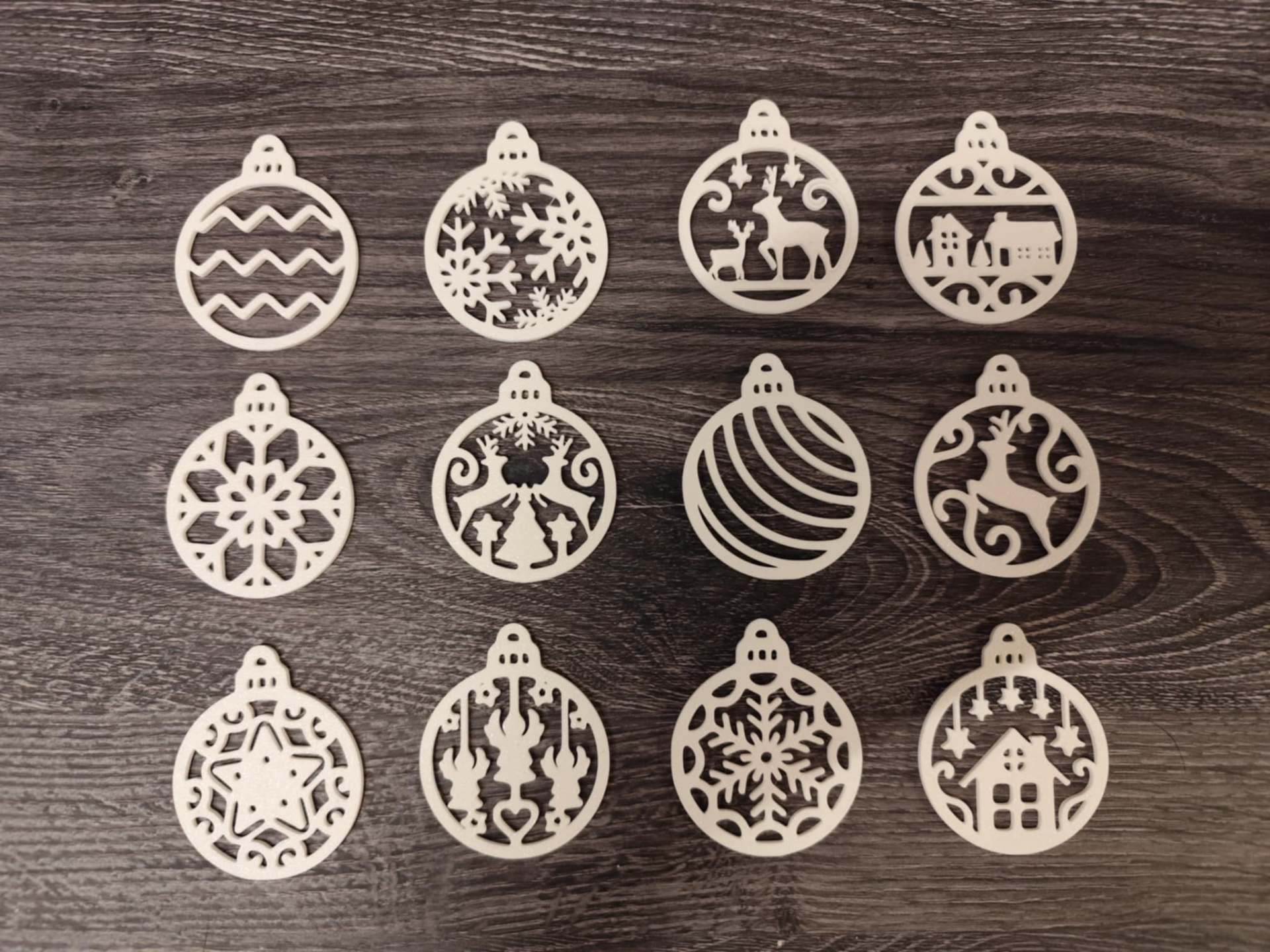Yılbaşı Ağacı Süsleri Seti – Filamiko 3D baskı