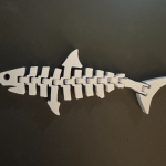 Eklemli Köpekbalığı Anahtarlık – Filamiko 3D baskı