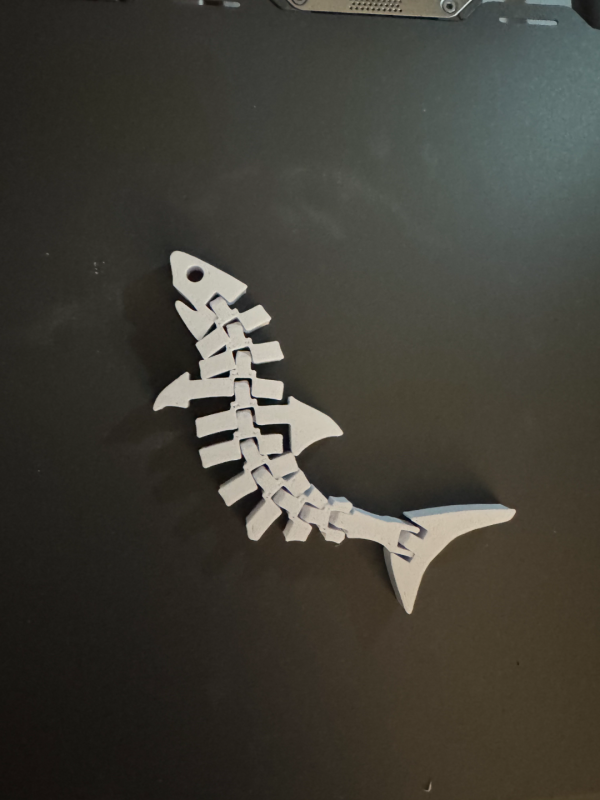 Eklemli Köpekbalığı Anahtarlık – Filamiko 3D baskı (3)