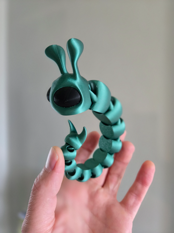 Uzaylı Sümüklüböcek Figürü – Filamiko 3D baskı (3)