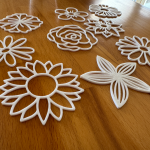 Dekoratif Çiçek Seti – Filamiko 3D baskı
