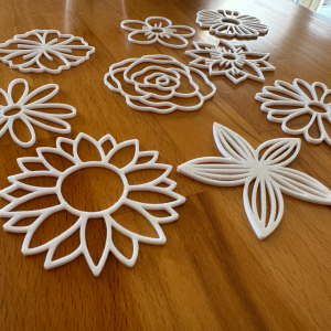 Dekoratif Çiçek Seti – Filamiko 3D baskı