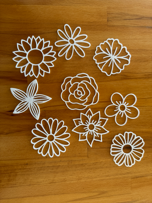 Dekoratif Çiçek Seti – Filamiko 3D baskı (3)