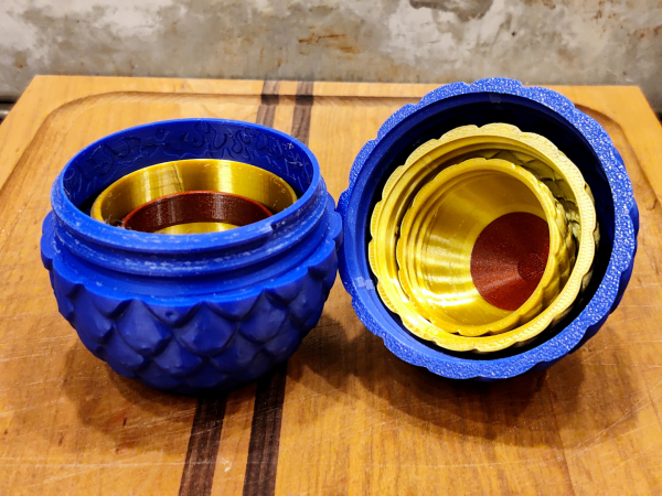 Ejderha Yumurtası (İçi Boş, Vidalı) – Filamiko 3D baskı (4)