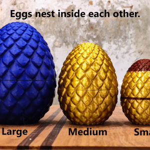 Ejderha Yumurtası (İçi Boş, Vidalı) – Filamiko 3D baskı (3)