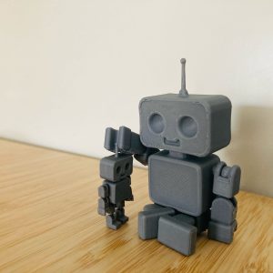 Eklemli Sevimli Robot Figür – Filamiko 3D baskı (3)