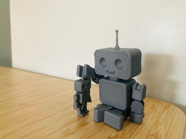 Eklemli Sevimli Robot Figür – Filamiko 3D baskı (3)