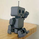 Eklemli Sevimli Robot Figür – Filamiko 3D baskı