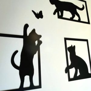 Oynayan Kediler Duvar Dekoru – Filamiko 3D baskı (4)