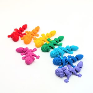 Eklemli Aksolotl Figür – Filamiko 3D baskı (4)