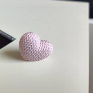 Örgü Kalp Fotoğraf Standı – Filamiko 3D baskı (3)