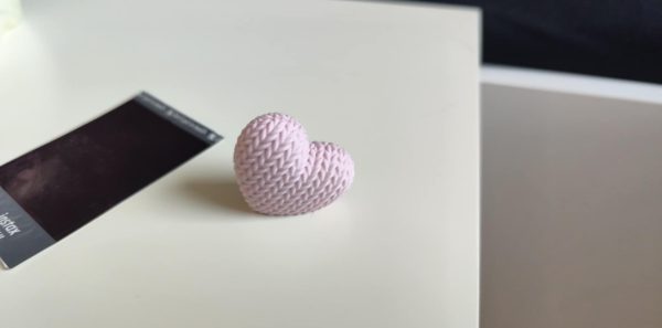 Örgü Kalp Fotoğraf Standı – Filamiko 3D baskı (3)