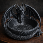 Ejderhalı Dekoratif Kase – Filamiko 3D baskı