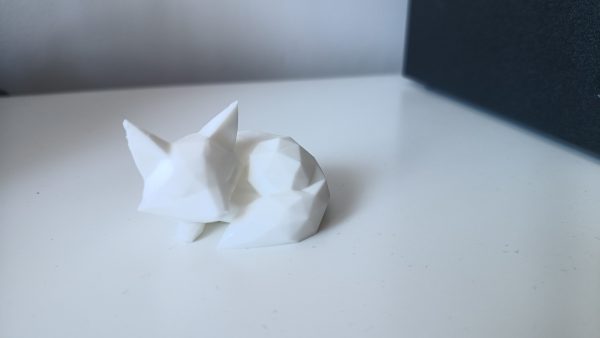 Uyuyan Tilki Figür (Low Poly) – Filamiko 3D baskı (2)