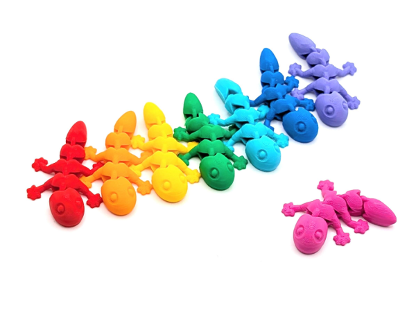 Eklemli Kertenkele Figür – Filamiko 3D baskı
