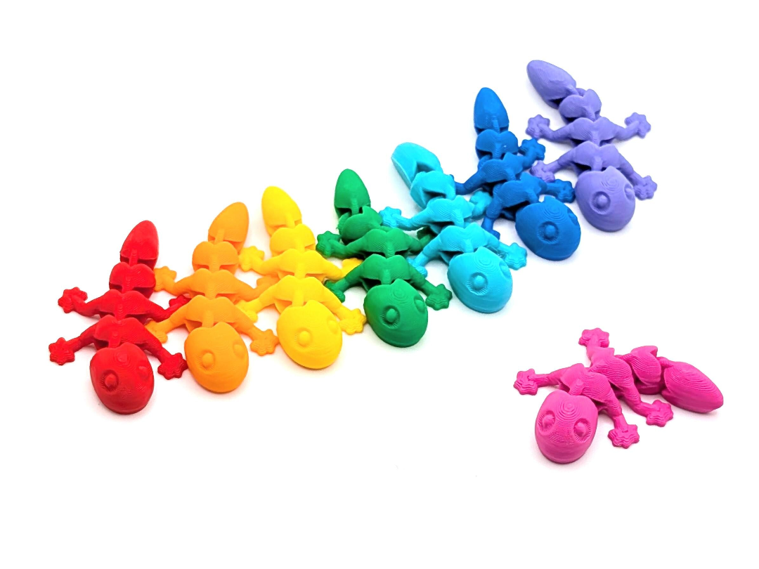 Eklemli Kertenkele Figür – Filamiko 3D baskı