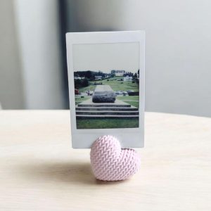 Örgü Kalp Fotoğraf Standı – Filamiko 3D baskı (2)