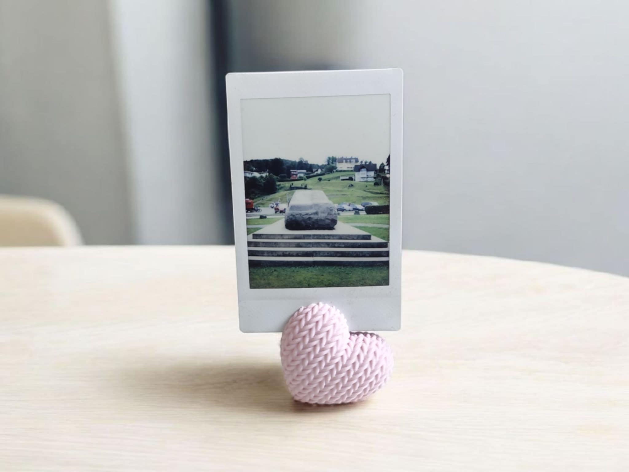 Örgü Kalp Fotoğraf Standı – Filamiko 3D baskı (2)
