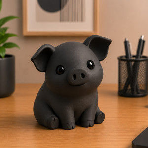 Minimal Sevimli Domuzcuk – Filamiko 3D baskı