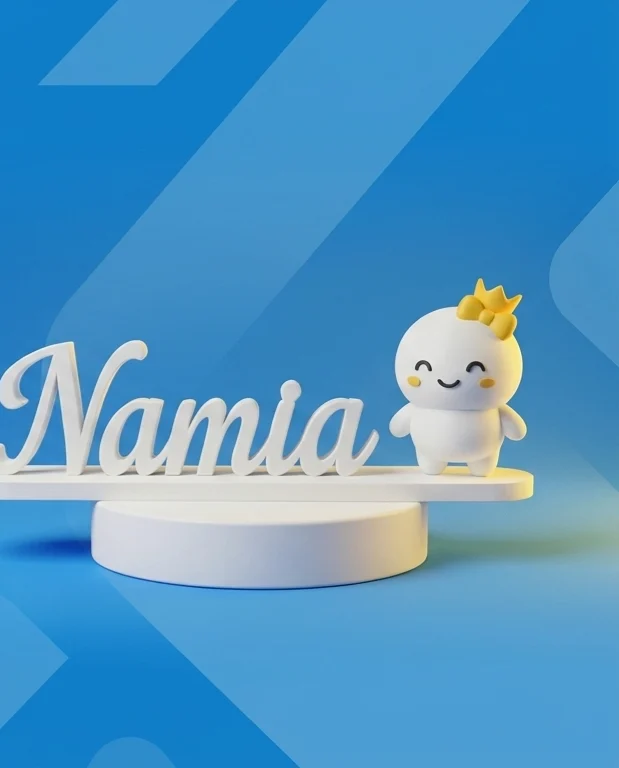 Kişiye özel 3D baskı isim standı ve maskot